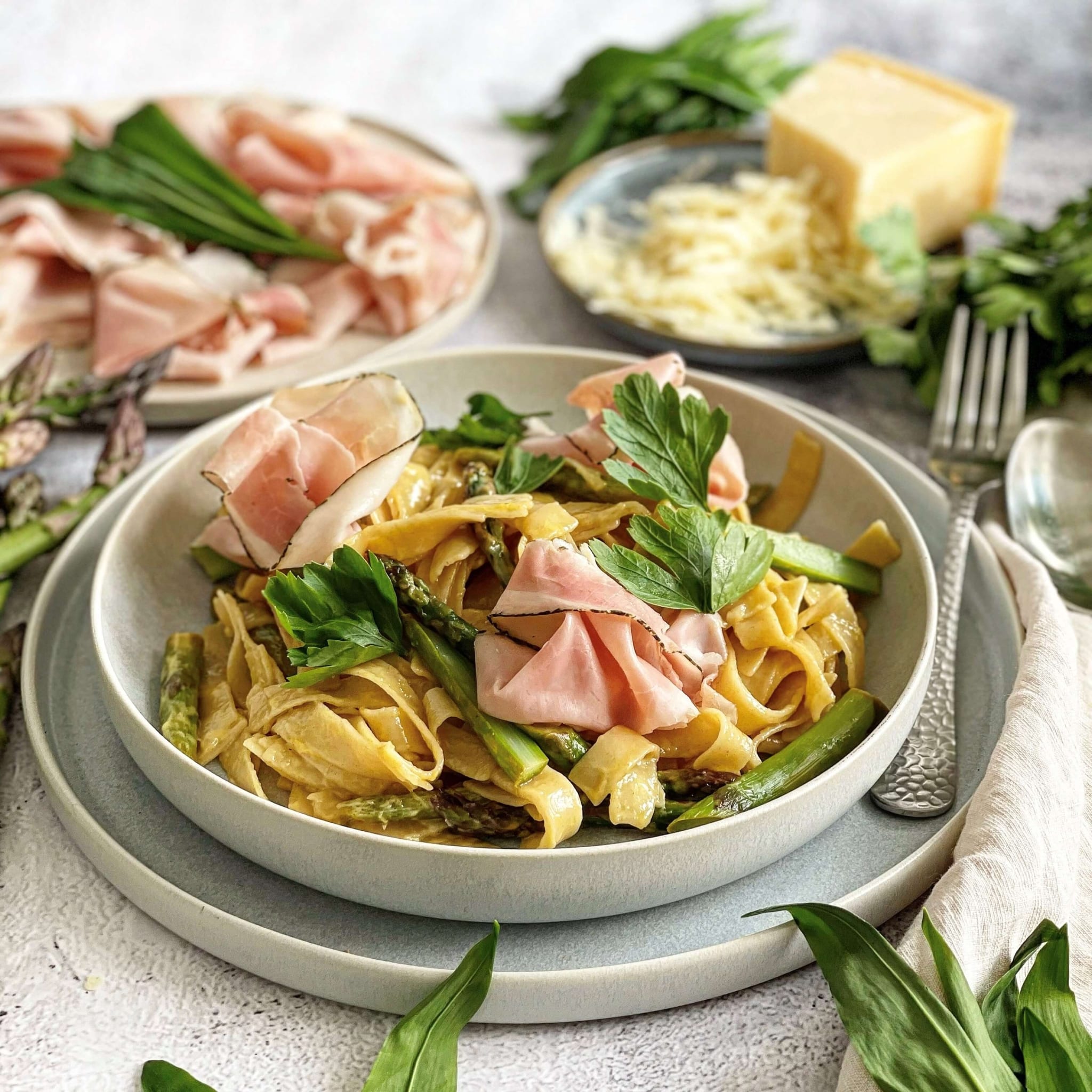 Spargel-Pasta