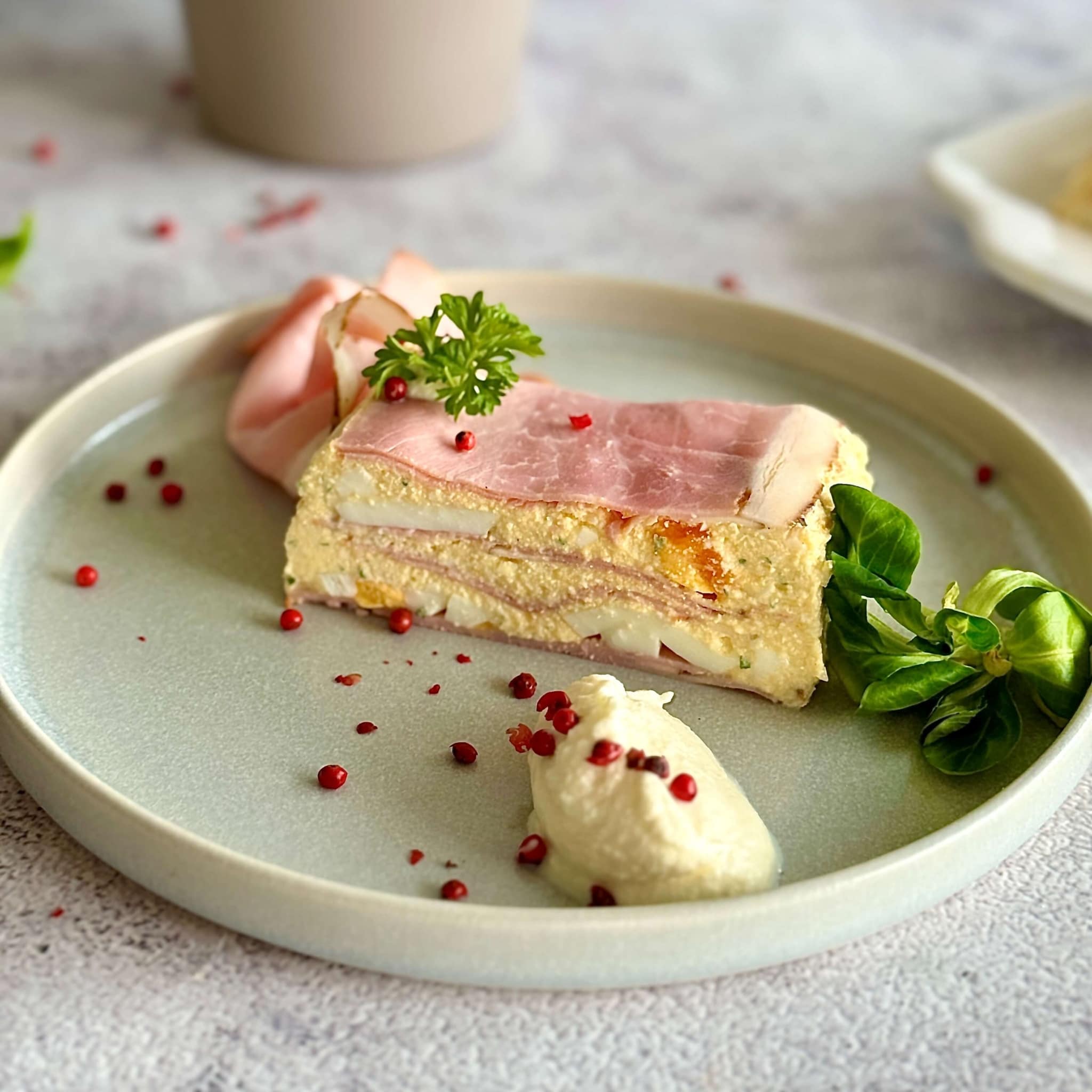 Schinken-Ei-Lasagne