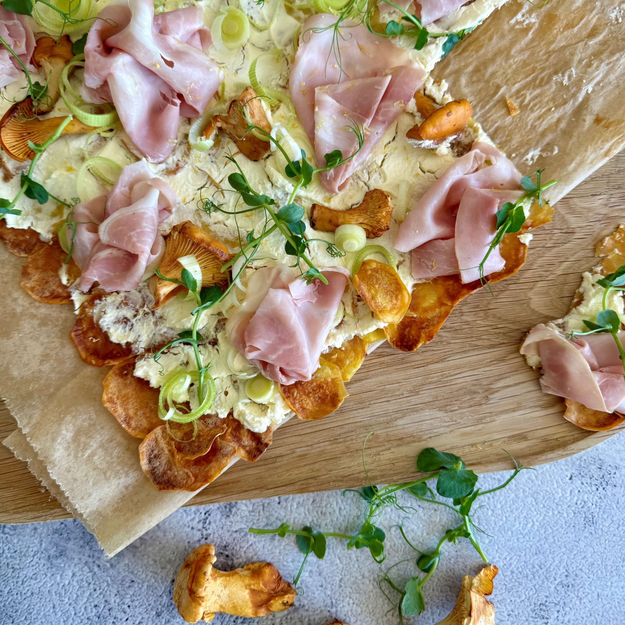 Kartoffel-Flammkuchen